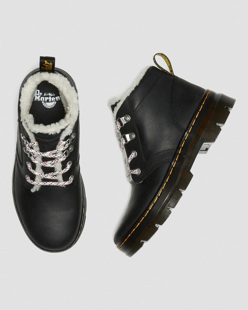 Black Women's Dr Martens Bonny Faux Shearling Lined Casual Boots | CA 74JPQ